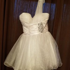White Homecoming Dress